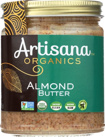 Artisana Organic Raw Almond Butter, 8 Oz