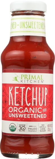 Primal Kitchen Ketchup Unsweetened Organic, 11.3 Oz