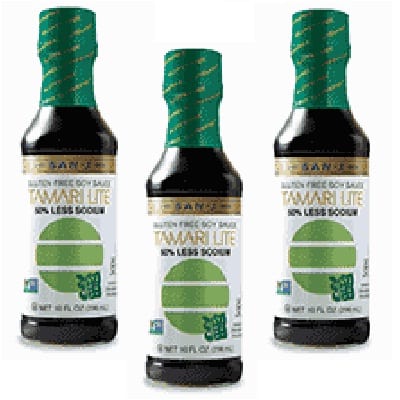 San - J Tamari Soy Sauce - Lite - Case Of 6 - 10 Fl Oz.
