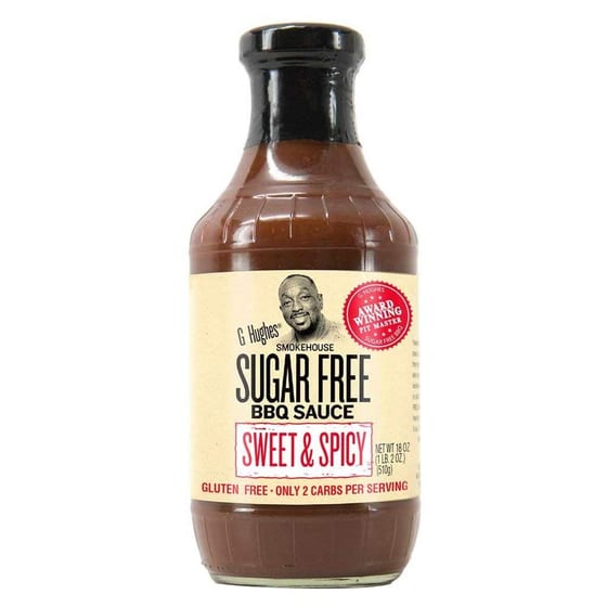 G Hughes: Sugar Free Sweet Spicy Bbq Sauce, 18 Oz