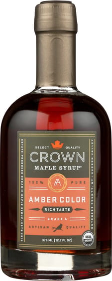Crown Maple: Amber Color Maple Syrup, 12.7 Fo