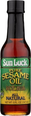Sun Luck: Oil Sesame Pure, 5 Oz