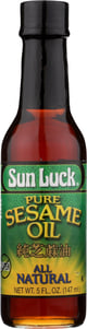 Sun Luck: Oil Sesame Pure, 5 Oz