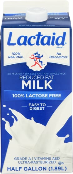 Lactaid: Milk 2% Reduced Fat 100% Lactose Free, 64 Oz