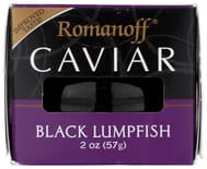 Romanoff: Caviar Lumpfish Blk, 2 Oz