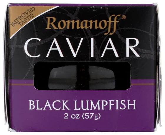Romanoff: Caviar Lumpfish Blk, 2 Oz