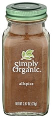 Simply Organic: Allspice, 2.57 Oz
