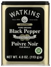 Watkins: Pepper Blk Granulated, 4 Oz