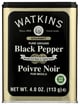 Watkins: Pepper Blk Granulated, 4 Oz