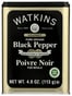 Watkins: Pepper Blk Granulated, 4 Oz