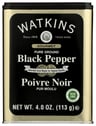 Watkins: Pepper Blk Granulated, 4 Oz