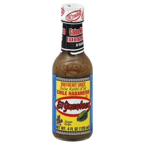 El Yucateco: Sauce Habanero Extra Hot, 4 Oz