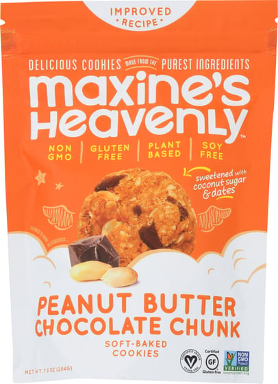Maxines Heavenly Cookie Peanut Butter Chocolate Chunk, 7.2 Oz