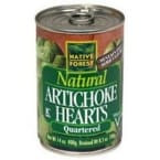 Native Forest Quartered Artichoke Hearts - Case Of 6 - 14 Oz.