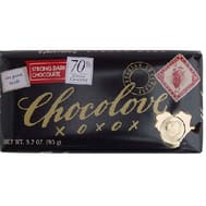 Chocolove Xoxox - Premium Chocolate Bar - Dark Chocolate - Strong - 3.2 Oz Bars - Case Of 12