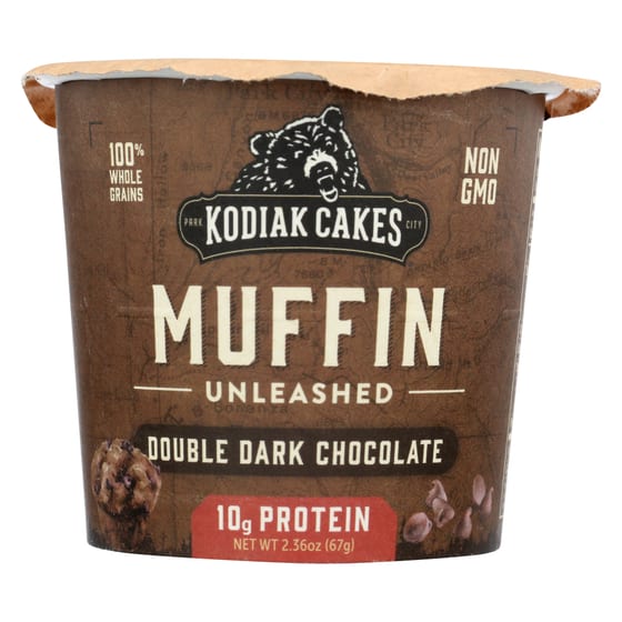 Kodiak: Minute Muffins Double Dark Chocolate, 2.36 Oz