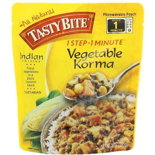 Tasty Bite Entree - Indian Cuisine - Vegetable Korma - 10 Oz - Case Of 6
