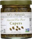 Jeff's Naturals Imported Non Pareil Capers, 6 Oz