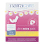 Natracare  Ultra Extra Pads W/wings - Long - 8 Count