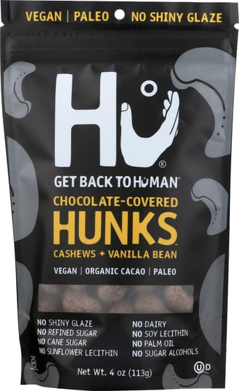 Hu Chocolate Covered Hunks Cashews And Vanilla Bean, 4 Oz