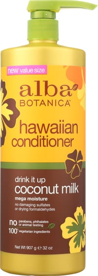 Alba Botanica: Conditioner Coconut Drink It Up, 32 Oz