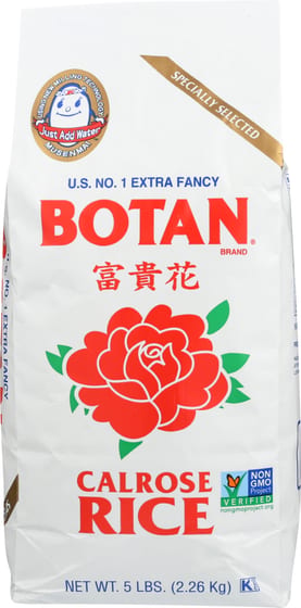 Botan Calrose Rice, 5 Lb
