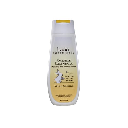 Babo Botanicals Moisturizing Baby Shampoo And Wash Oatmilk Calendula (8 Fl Oz)