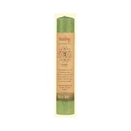 Aloha Bay Chakra Pillar Candle Green 8 Inch