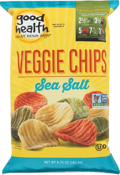 Good Health Veggie Chips Sea Salt, 6.75 Oz