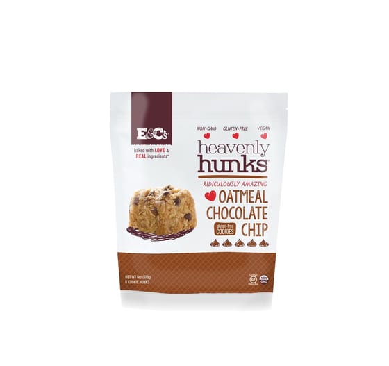 E&cs Snacks Oatmeal Chocolate Chip Heavenly Hunk Cookie, 6 Oz