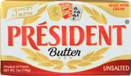 President Unsalted Butter, 7 Oz