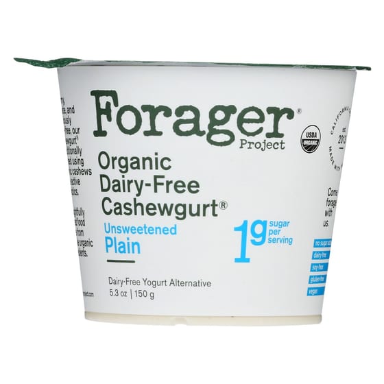 Forager: Organic Cashewgurt Unsweetened Plain, 5.30 Oz