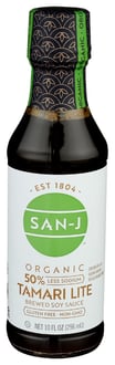 San J: Tamari Lite Soy Sauce, 10 Oz
