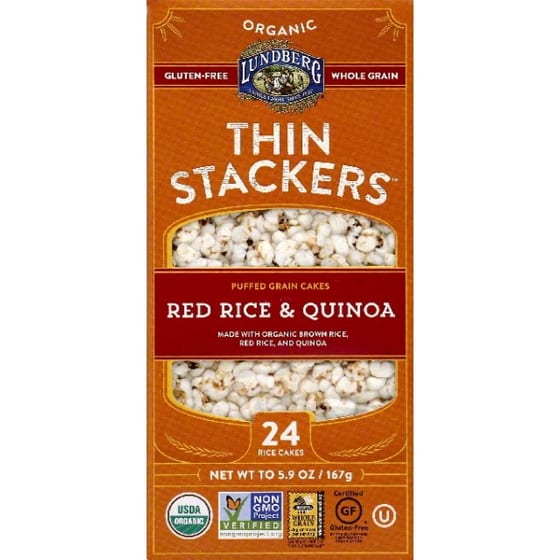 Lundberg Family Farms - Rice Ck Red Qna Th Stk - Case Of 6-6 Oz