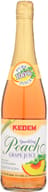 Kedem: Juice Sparkling Peach, 25.4 Oz