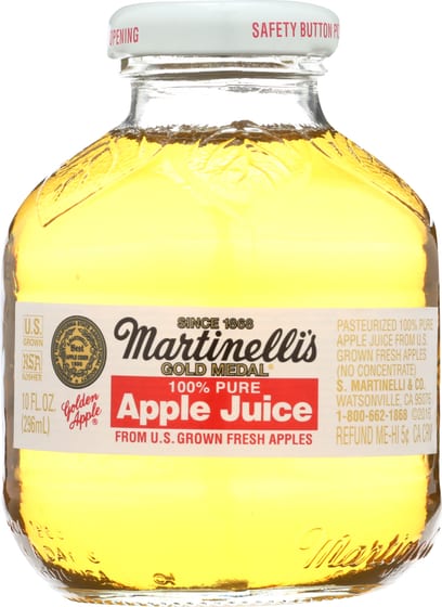 Martinelli's: Gold Medal 100% Apple Juice, 10 Oz