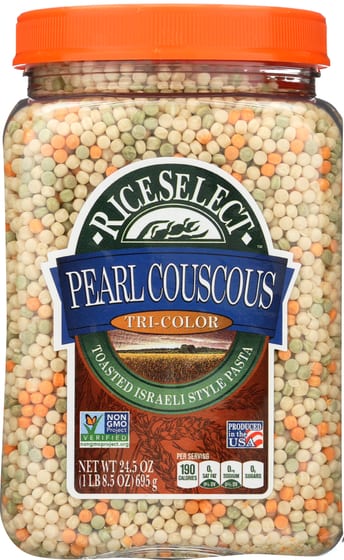 Riceselect Tri Color Pearl Couscous, 24.5 Oz
