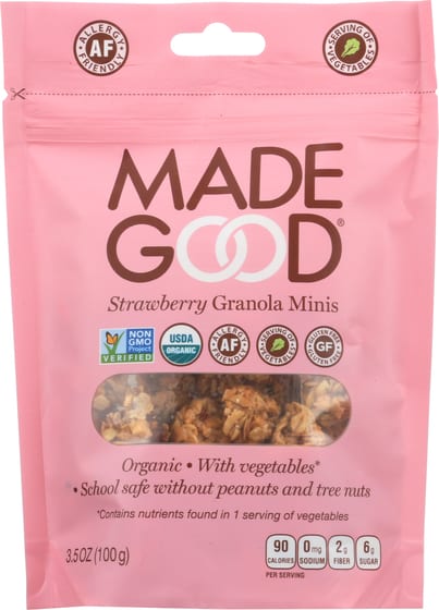 Madegood Strawberry Granola Minis, 3.5 Oz
