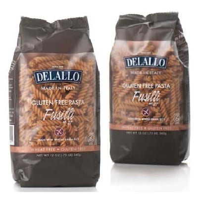 Delallo: Gluten-free Pasta Whole Grain Rice Fusilli, 12 Oz