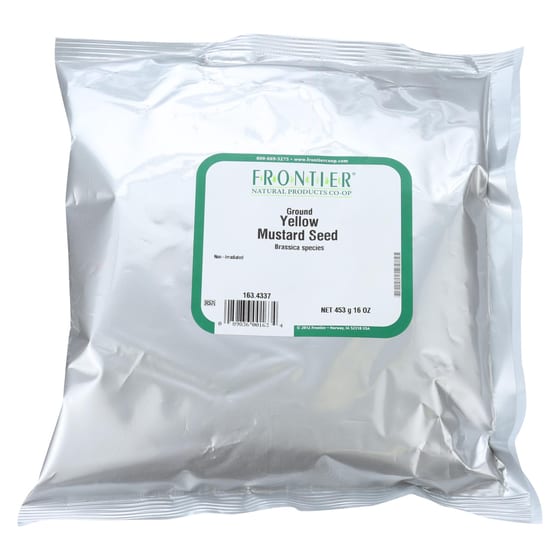 Frontier Herb Mustard Seed Powder Yellow Ground - Single Bulk Item - 1lb