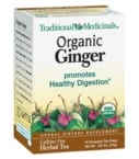Traditional Medicinals Organic Ginger Herbal Tea - 16 Tea Bags - Case Of 6