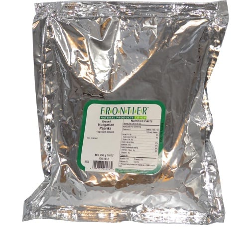 Frontier Herb Paprika Powder Hungarian Ground - Single Bulk Item - 1lb
