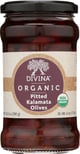 Divina Organic: Kalamata Pitted Olives, 6 Oz