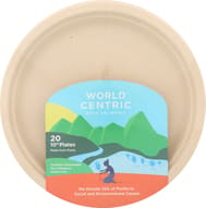 World Centric: Plate Compost 10in, 20 Pc