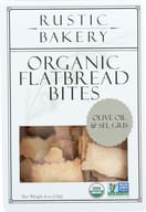 Rustic Bakery: Flatbread Bite Olv Oil, 4 Oz
