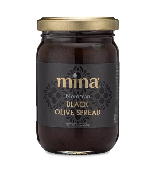 Mina: Spread Black Olive, 7 Oz