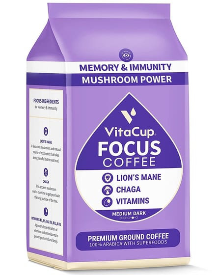 Vitacup: Coffee Ground Focus Blend, 10 Oz