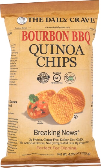 The Daily Crave Chip Quinoa Bourbon Bbq, 4.25 Oz