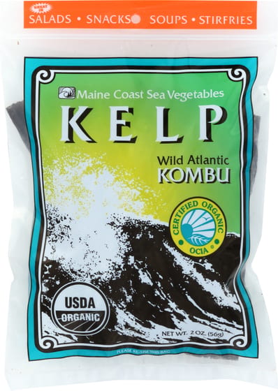 Maine Coast: Sea Vegetables Kelp Wild Atlantic Kombu, 2 Oz