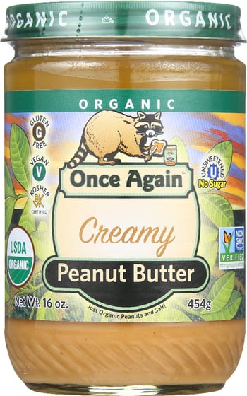 Once Again Peanut Butter Smooth Organic, 16 Oz